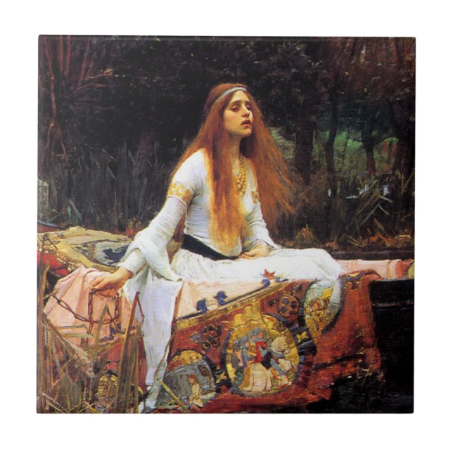 Carreau Château d'eau Madame de tuile de Shalott (Devant)