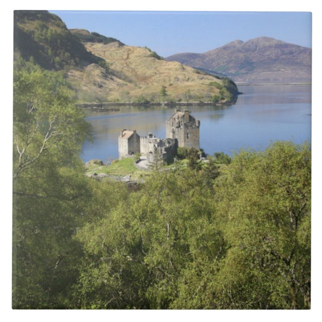 Carreau Château Eilean Donan, Écosse. La célèbre Eilée (Devant)