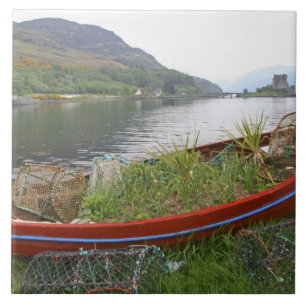 Carreau Château Eilean Donan, Écosse. Le célèbre Eilea