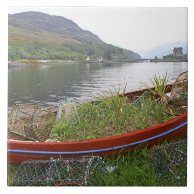 Carreau Château Eilean Donan, Écosse. Le célèbre Eilean 4 (Devant)