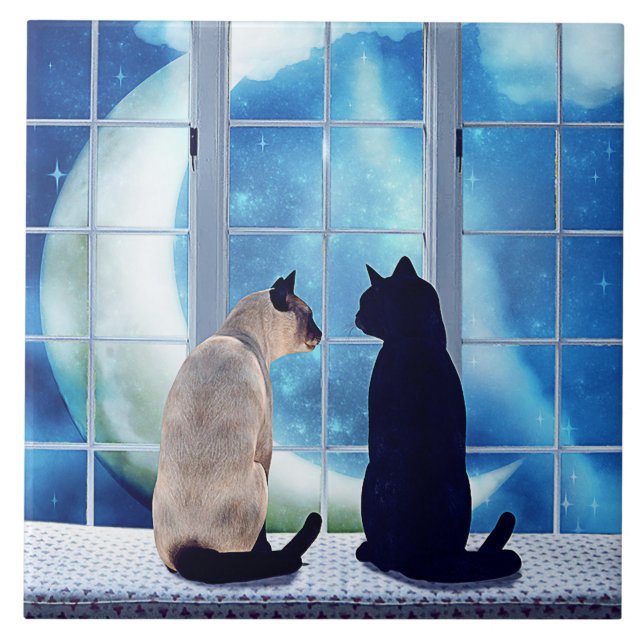 Carreau Chats de fenêtre (Devant)