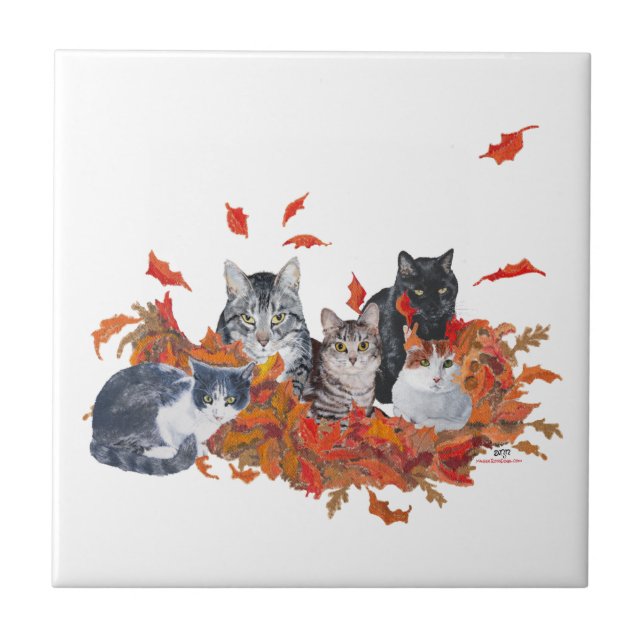 Carreau Chats de Kitty Halloween (Devant)
