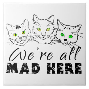 Carreau Chats - Nous sommes tous fous ici