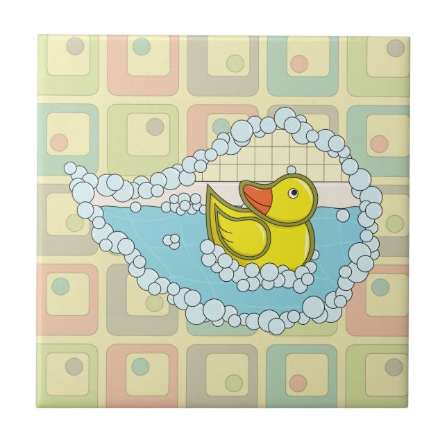 Carreau Chaucer la Tuile de canard en caoutchouc (Devant)