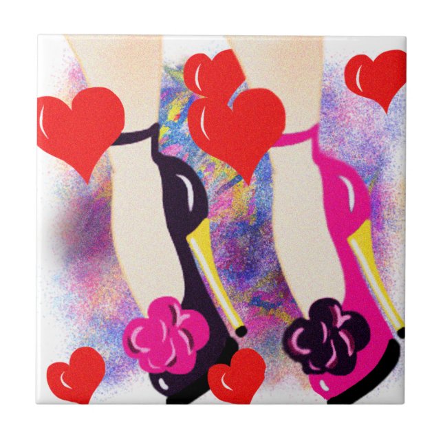 Carreau Chaussures d'amour - Dons et accessoires lesbiens  (Devant)