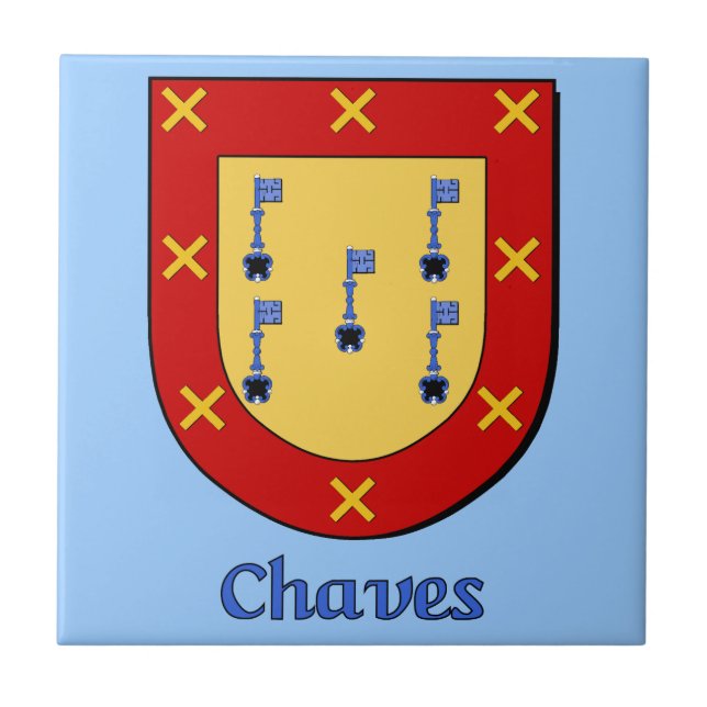 Carreau Chaves Family Shield (Devant)