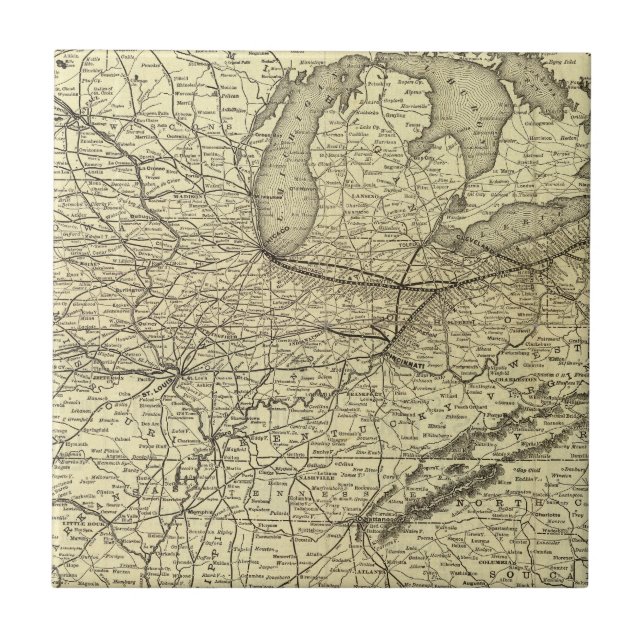 Carreau Chemin de fer de New York, de la Pennsylvanie et (Devant)
