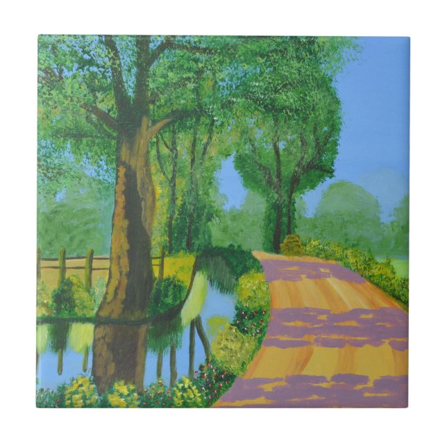 Carreau Chemin d'été (Devant)