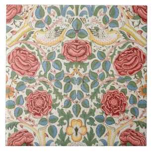Carreau Cheminée en céramique William Morris conceptions 0