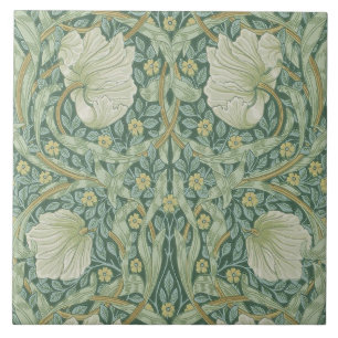 Carreau Cheminée en céramique William Morris conceptions 0