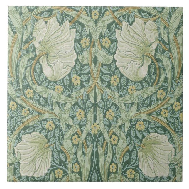 Carreau Cheminée en céramique William Morris conceptions 0 (Devant)