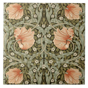 Carreau Cheminée en céramique William Morris conceptions 0