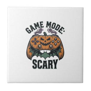 Carreau Chemise de joueur effrayant Art de manette Hallowe