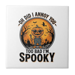 Carreau Chemise sarcastique Halloween drôle de cimetière h