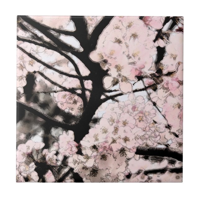 Carreau Cherry Blossom édité (Devant)