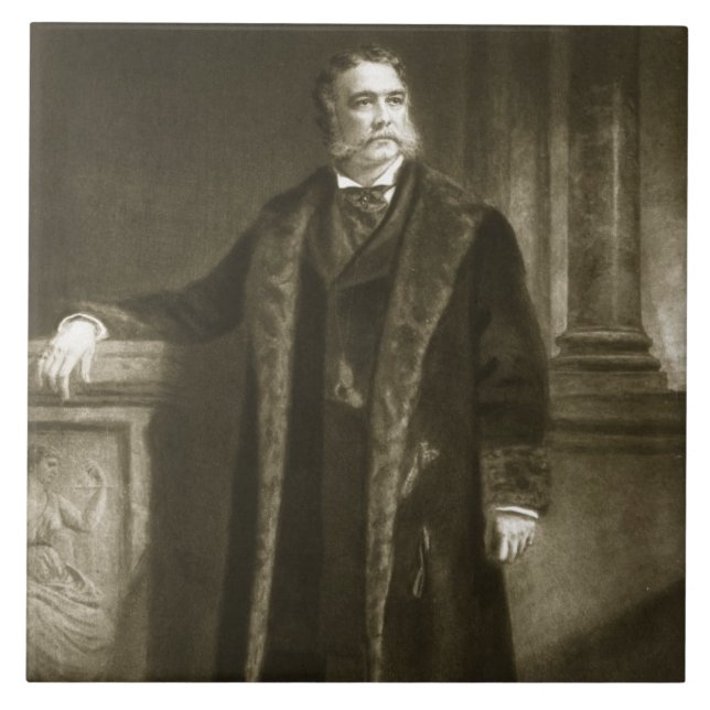 Carreau Chester Alan Arthur, 21ème président du St uni (Devant)