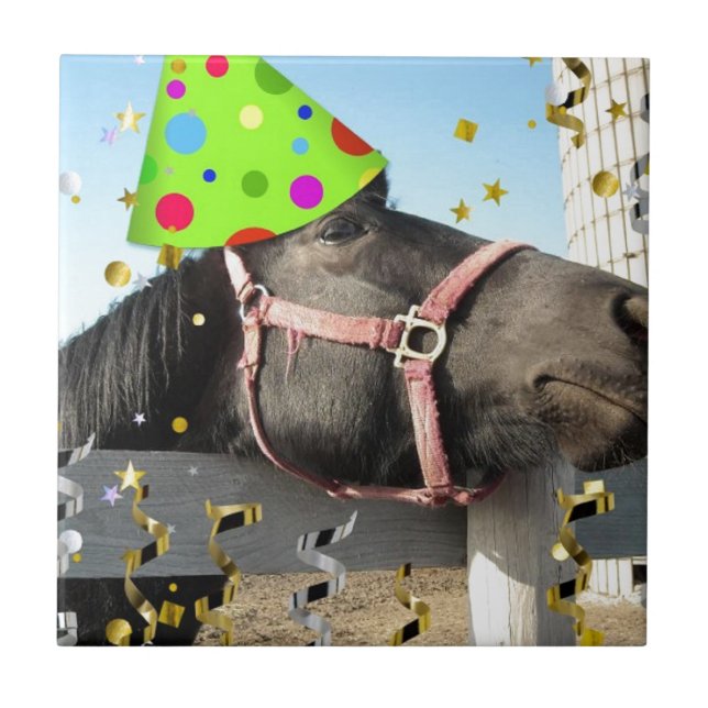 Carreau Cheval animal de fête (Devant)