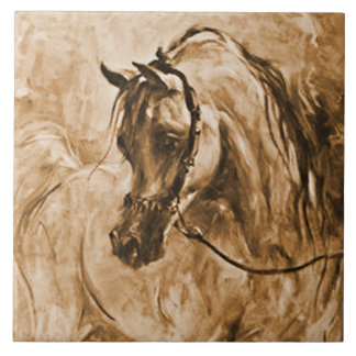 Carreau Cheval Arabe vers la gauche