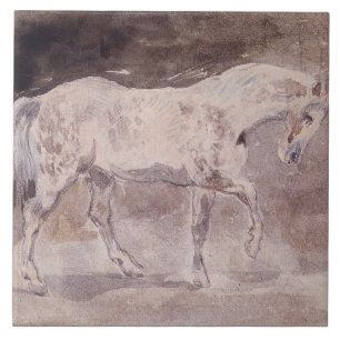 Carreau Cheval blanc (par Eugene Delacroix)