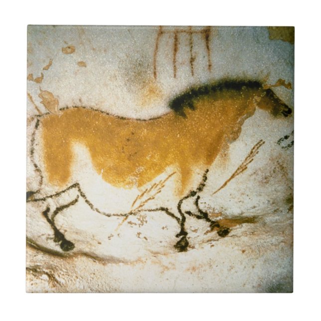 Carreau Cheval Chinois, Lascaux Peintures rupestres Préhis (Devant)