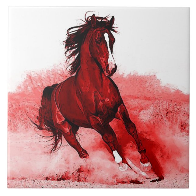 Carreau Cheval de course (Devant)