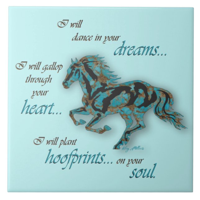 Carreau Cheval inspirant (Devant)