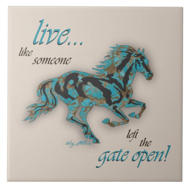 Carreau Cheval inspirant (Devant)