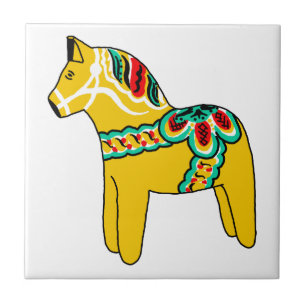 Carreau Cheval jaune de Dala