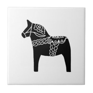 Carreau Cheval noir de Dala