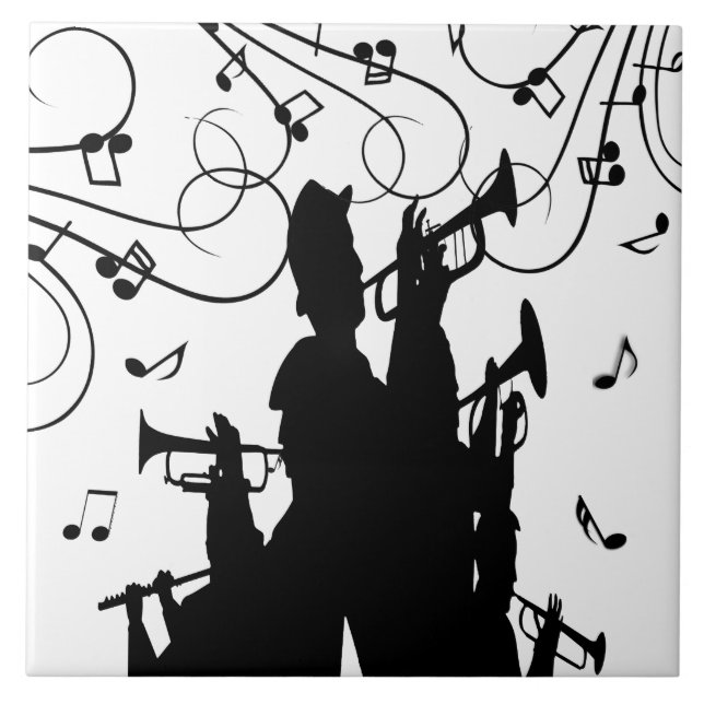 Carreau Cheval Section Trumpet Jazz Music (Devant)