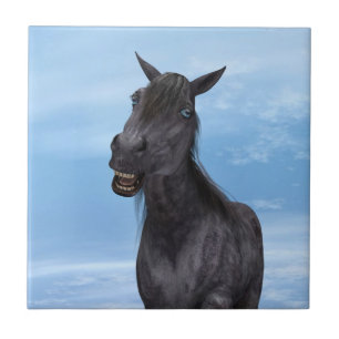 Carreau Cheval souriant