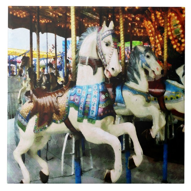 Carreau Chevaux de carrousel (Devant)