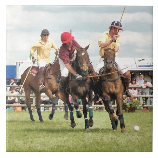 CARREAU CHEVAUX SPORTIFS (Devant)