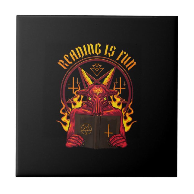 Carreau Chèvre Satanic Pagan Premium (Devant)