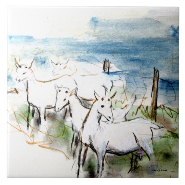 Carreau Chèvres en difficulté (Devant)