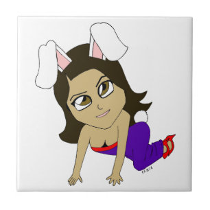 Carreau chibi bunnygirl