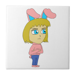 Carreau chibi bunnygirl
