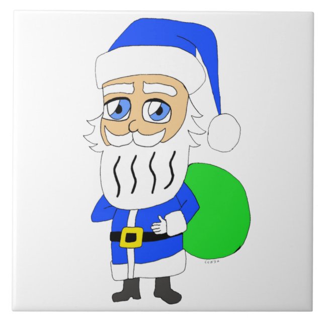 Carreau chibi Santa Claus (Devant)