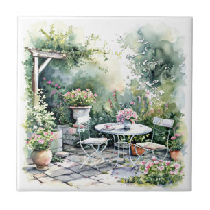 Carreau Chic Chic Cottage Jardin Carrelage céramique