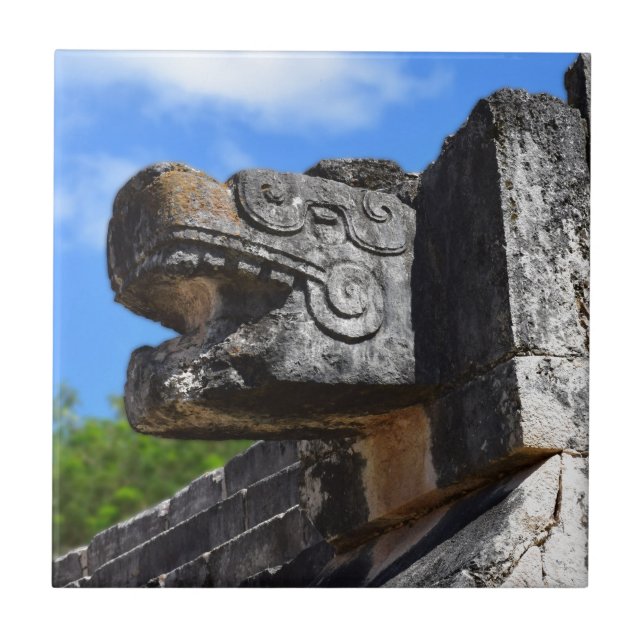 Carreau Chichen Itza Mexique Kukulkan Waxaklahun Ubah Kan (Devant)