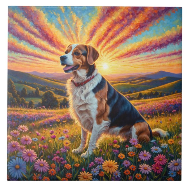 Carreau Chien Beagle (Devant)
