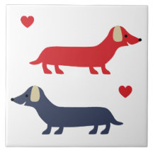 Chien Dachshund Doxines colorées et pattes 1