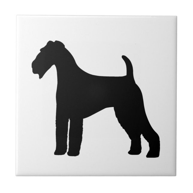 Carreau Chien d'Airedale Terrier (Devant)