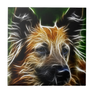Carreau Chien de berger allemand de éclairage
