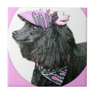 Carreau Chien de caniche de jouet