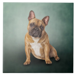 Carreau Chien de dessin French Buldog