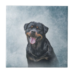 Carreau Chien de rottweiler