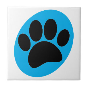 Carreau Chien Pawprint Art