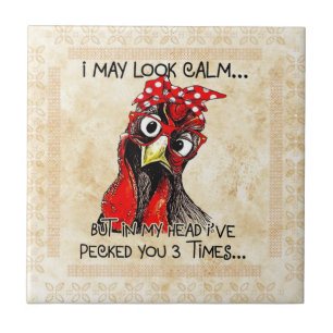 Carreau Chien Pecking Personnes