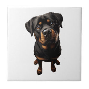 Carreau chien rottweiler